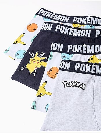Lot de 4 boxers à imprimés Pokémon