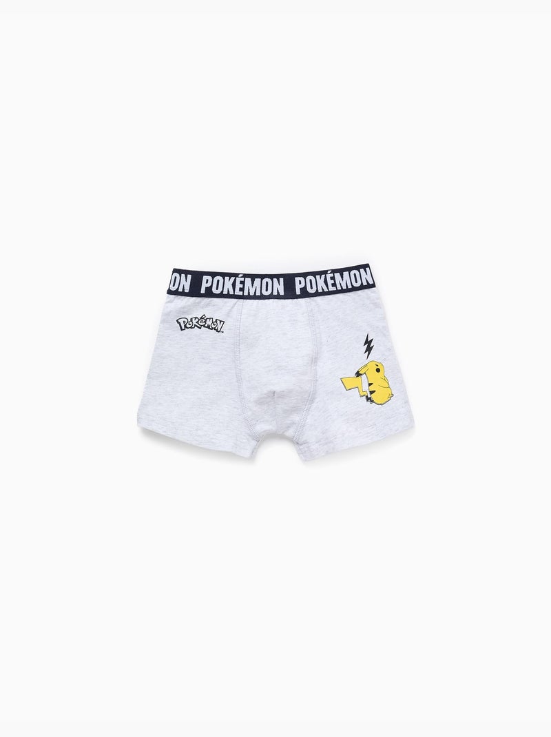 Lot de 4 boxers à imprimés Pokémon Blanc - Kiabi