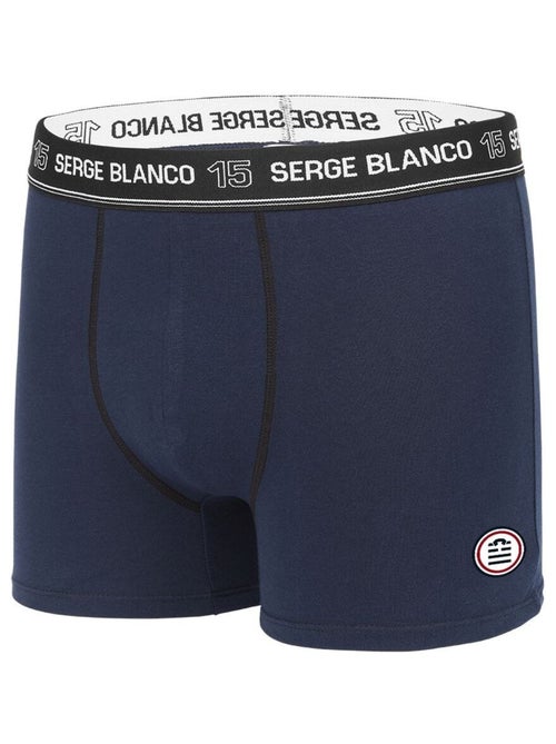 Lot de 4 boxers coton homme colored class' serge blanco - Kiabi Lot de 4 boxers coton homme colored class' serge blanco - Kiabi