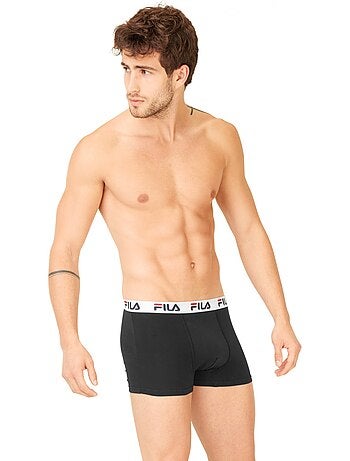 Lot de 4 boxers coton homme fu5016 uni fila