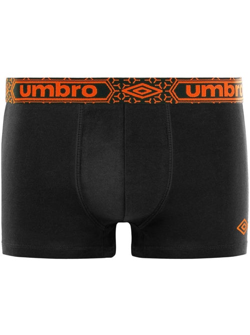 Lot de 4 boxers coton homme uni ceinture umbro - Kiabi
