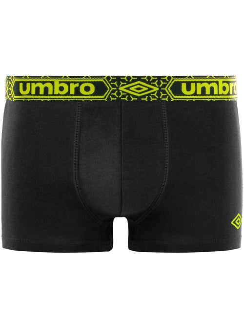 Lot de 4 boxers coton homme uni ceinture umbro - Kiabi