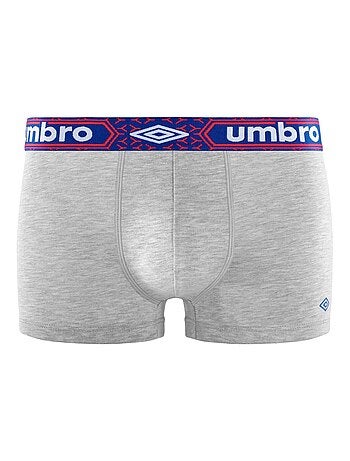 Lot de 4 boxers coton homme uni ceinture umbro