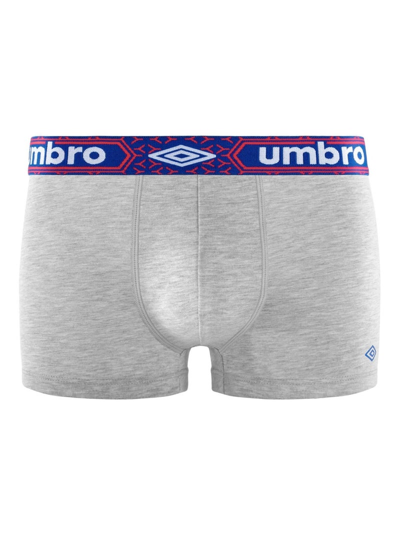 Lot de 4 boxers coton homme uni ceinture umbro Noir - Kiabi