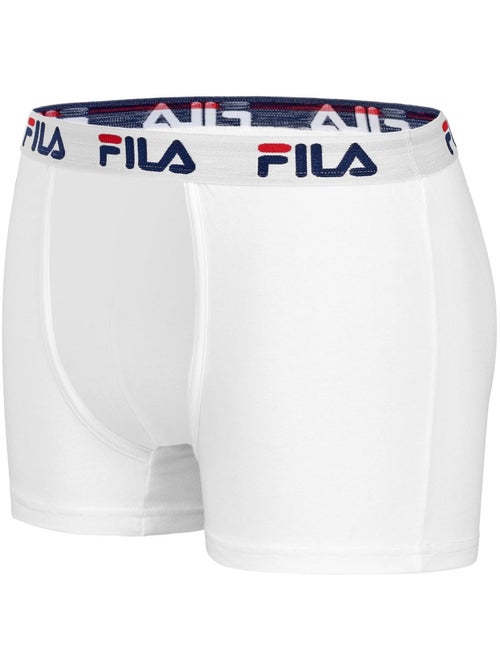 Lot de 4 boxers coton homme  uni fila - Kiabi