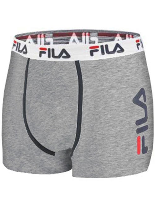 Lot de 4 boxers coton homme uni fila - Kiabi Lot de 4 boxers coton homme uni fila - Kiabi