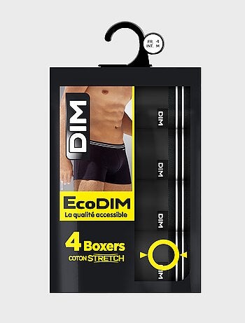Lot de 4 boxers ecodim 'DIM'