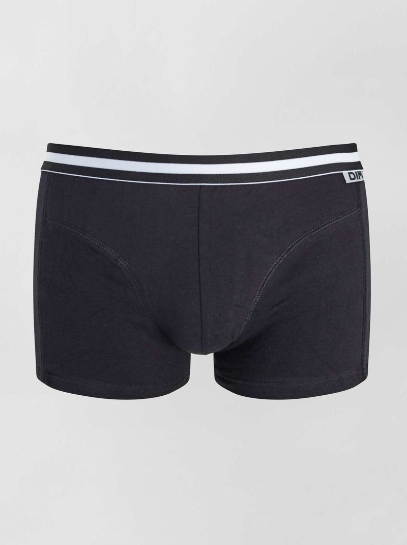 Lot de 4 boxers ecodim 'DIM' noir - Kiabi