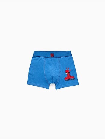 Lot de 4 boxers en coton avec motifs spider-man