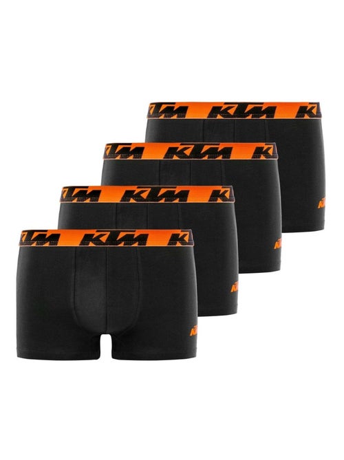 Lot de 4 boxers en coton homme ktm - Kiabi