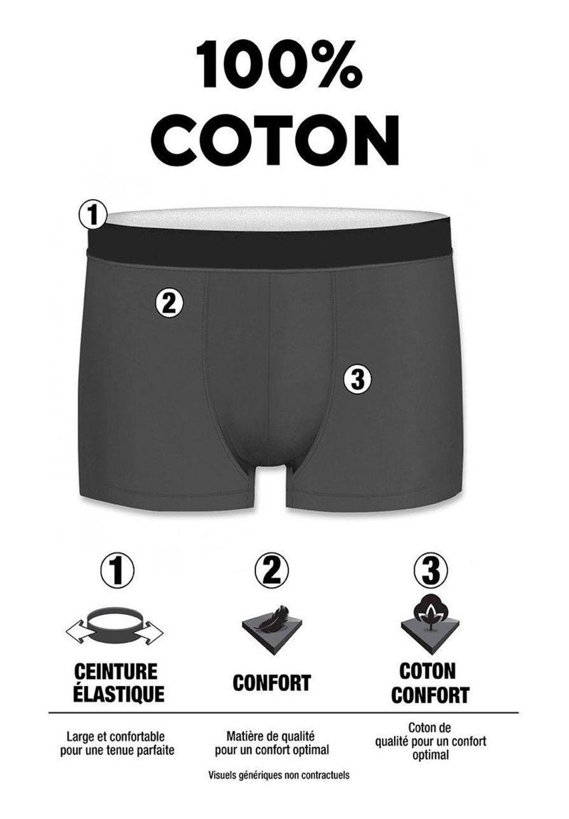 Lot de 4 boxers en coton homme ktm Noir - Kiabi
