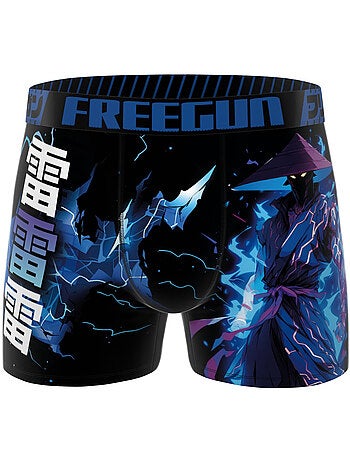 Lot de 4 boxers enfant manga gamer freegun