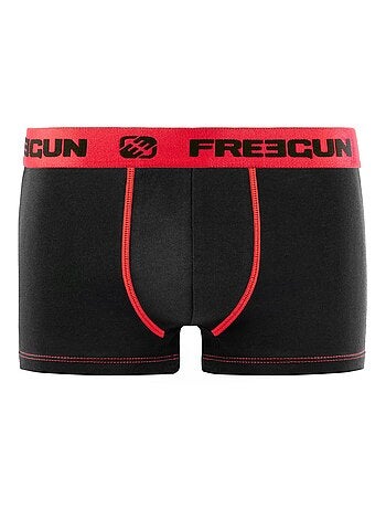 Lot de 4 boxers garçon coton rouge freegun