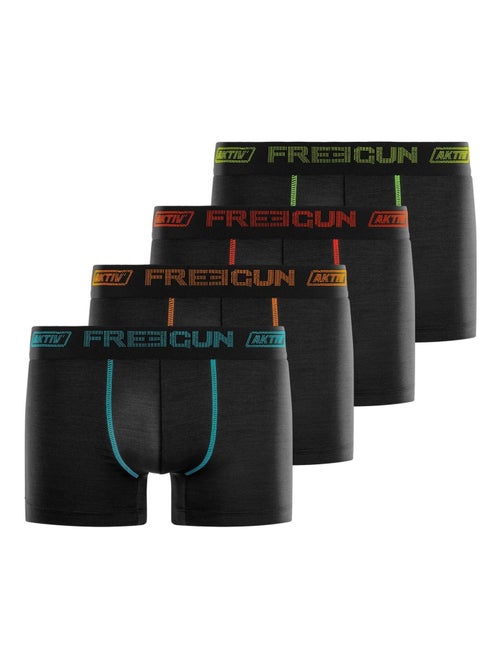 Lot de 4 boxers homme aktiv sport ultra 3d freegun - Kiabi
