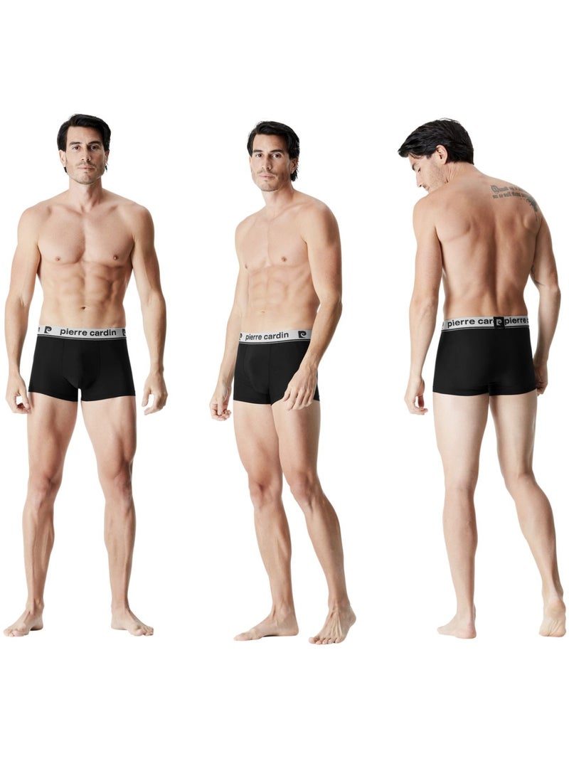 Lot de 4 boxers homme alonzo pierre cardin Noir - Kiabi