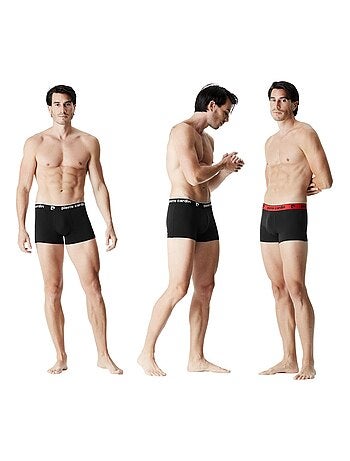 Lot de 4 boxers homme en coton basic pierre cardin