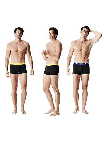 Lot de 4 boxers homme en coton basic pierre cardin