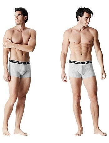 Lot de 4 boxers homme en coton basic pierre cardin