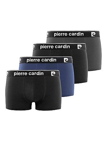 Lot de 4 boxers homme en coton basic pierre cardin