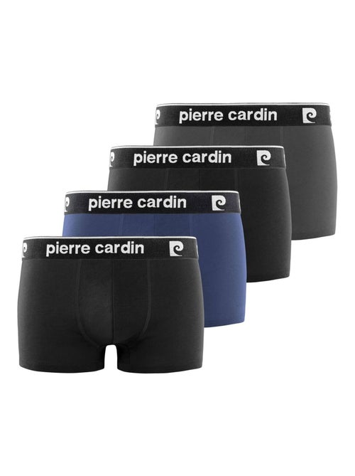 Lot de 4 boxers homme en coton basic pierre cardin - Kiabi
