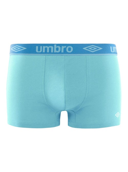 Lot de 4 boxers homme en coton colors umbro - Kiabi Lot de 4 boxers homme en coton colors umbro - Kiabi