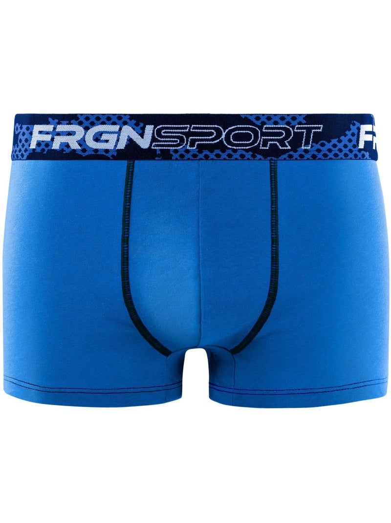 Lot de 4 boxers homme en coton dynamic tom freegun Bleu - Kiabi