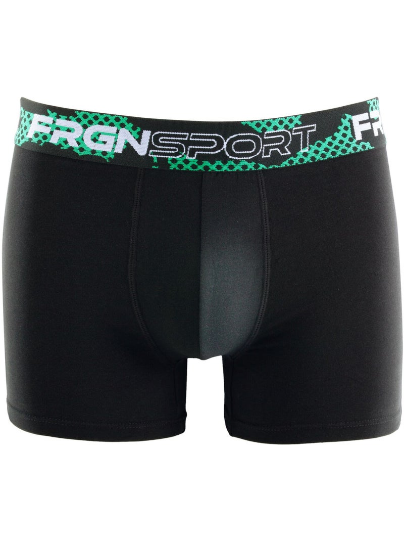 Lot de 4 boxers homme en coton dynamics tom freegun Noir - Kiabi