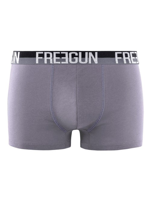 Lot de 4 boxers homme en coton freegun freegun - Kiabi Lot de 4 boxers homme en coton freegun freegun - Kiabi