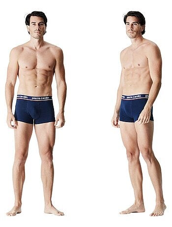 Lot de 4 boxers homme en coton french pierre cardin