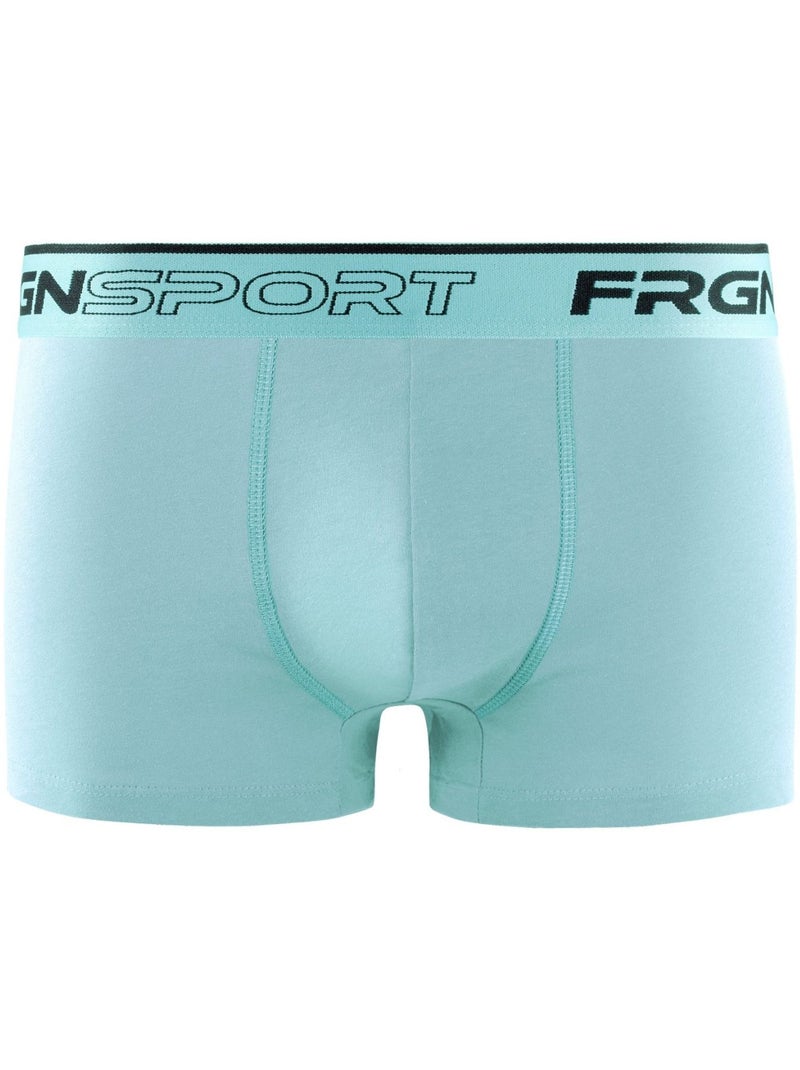 Lot de 4 boxers homme en coton john pastel freegun Bleu - Kiabi