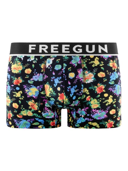 Lot de 4 boxers homme en coton signature sergio freegun - Kiabi Lot de 4 boxers homme en coton signature sergio freegun - Kiabi