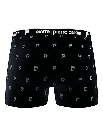 Lot de 4 boxers homme en coton uni/imprimé class pierre cardin