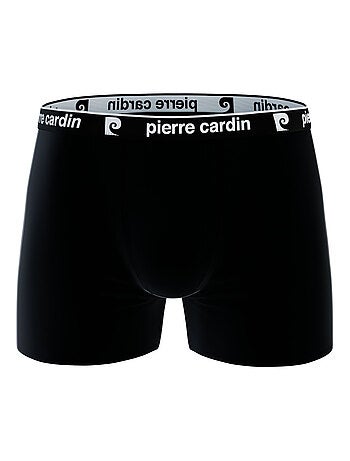 Lot de 4 boxers homme en coton uni/imprimé class pierre cardin