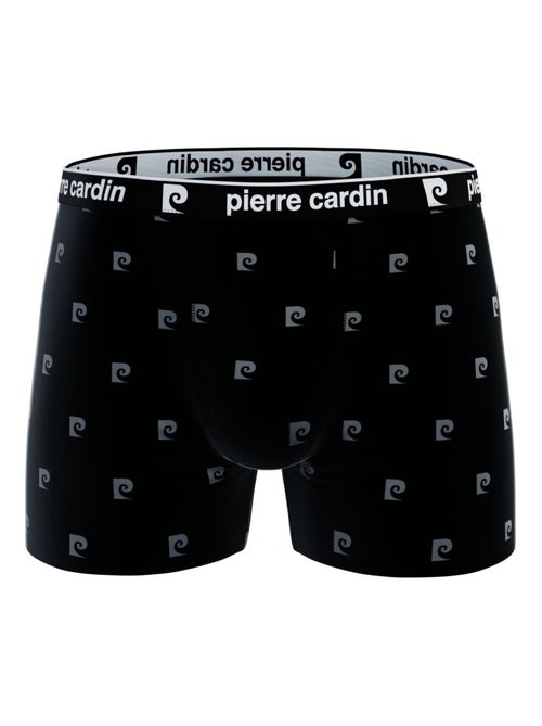 Lot de 4 boxers homme en coton uni/imprimé class pierre cardin - Kiabi