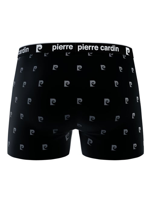 Lot de 4 boxers homme en coton uni/imprimé class pierre cardin - Kiabi