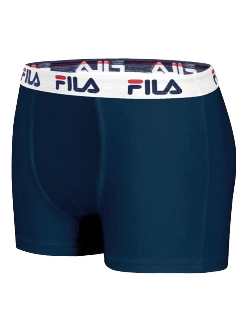 Lot de 4 boxers homme fila 5016 coton couleur navy fila Bleu - Kiabi