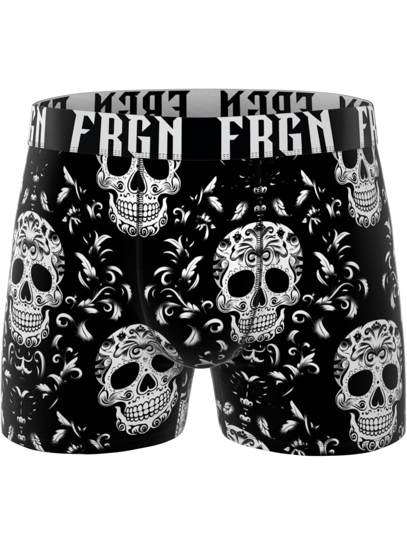 Lot de 4 boxers homme heavy rock freegun Rouge - Kiabi