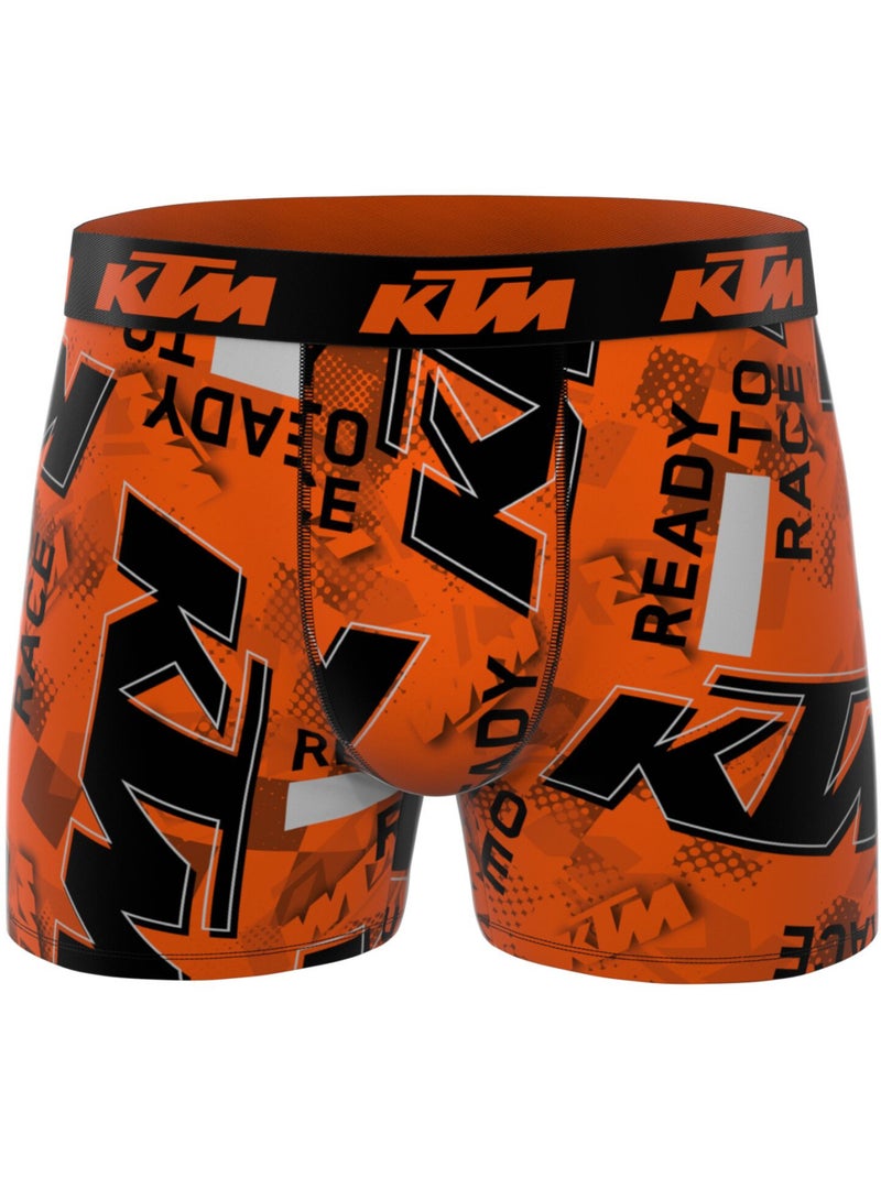 Lot de 4 boxers homme ktm ktm Orange - Kiabi