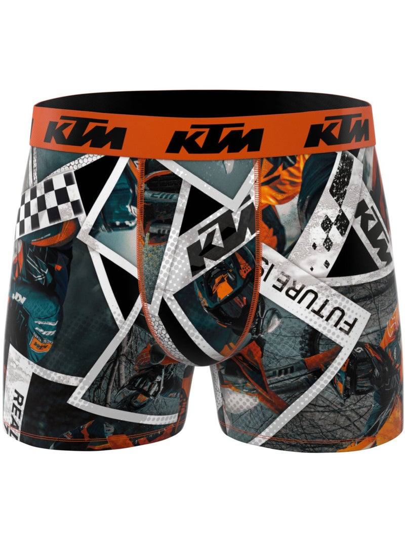 Lot de 4 boxers homme ktm ktm Orange - Kiabi
