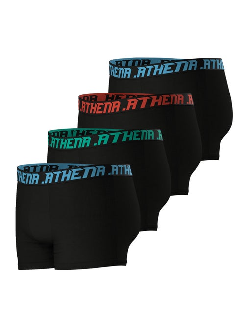 Lot de 4 boxers homme my petit prix athena - Kiabi Lot de 4 boxers homme my petit prix athena - Kiabi