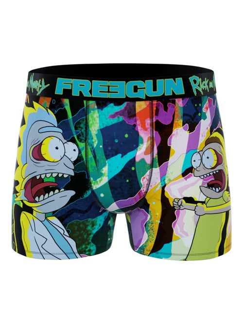 Lot de 4 boxers homme rick and morty g1 freegun - Kiabi