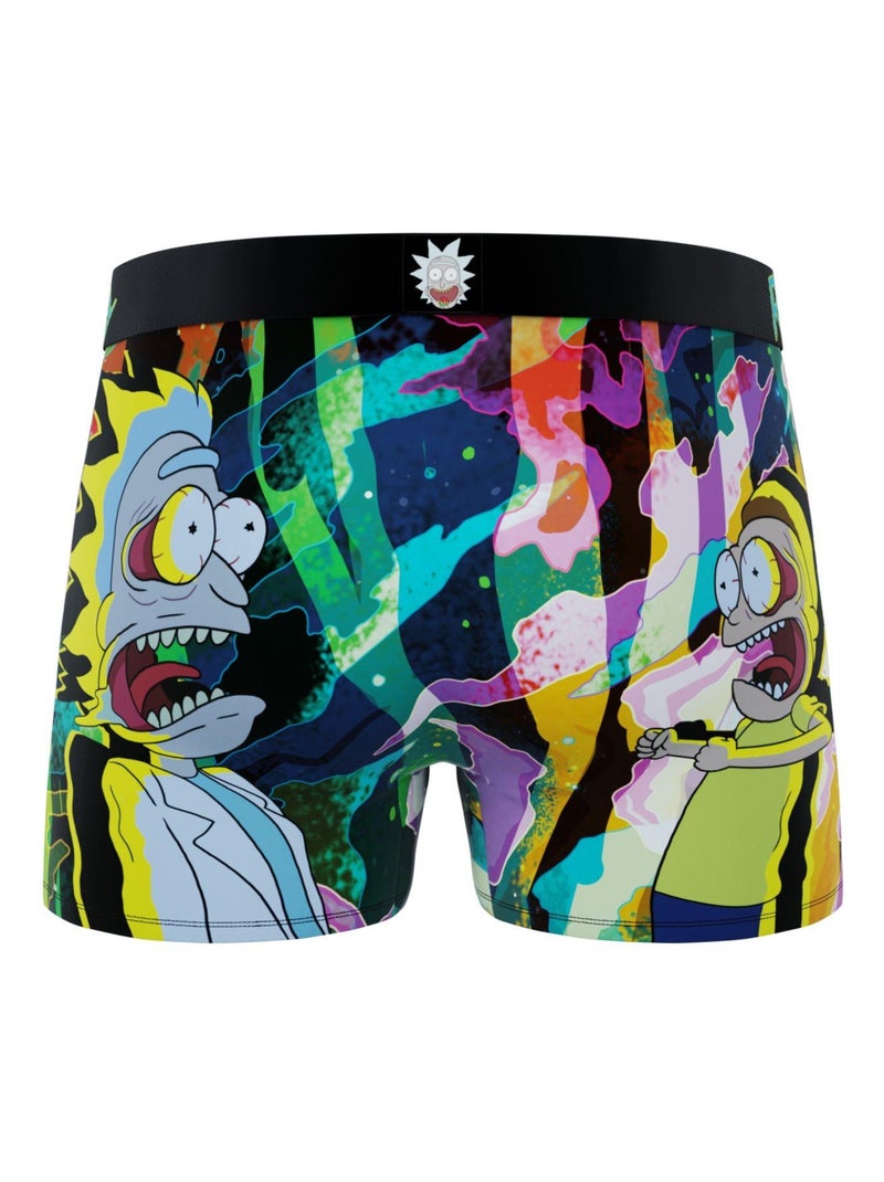 Lot de 4 boxers homme rick and morty g1 freegun Vert - Kiabi