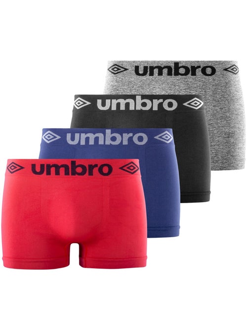 Lot de 4 boxers homme sans couture umbro - Kiabi Lot de 4 boxers homme sans couture umbro - Kiabi
