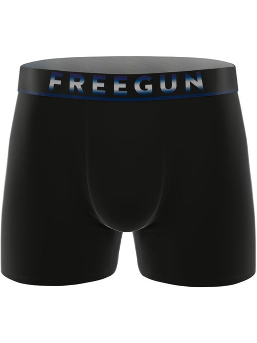 Lot de 4 boxers homme signature dave coolin freegun - Kiabi Lot de 4 boxers homme signature dave coolin freegun - Kiabi