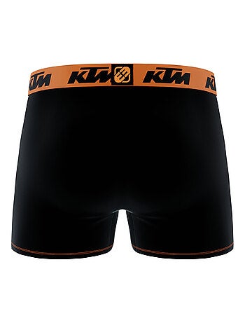 Lot de 4 boxers homme uni ktm