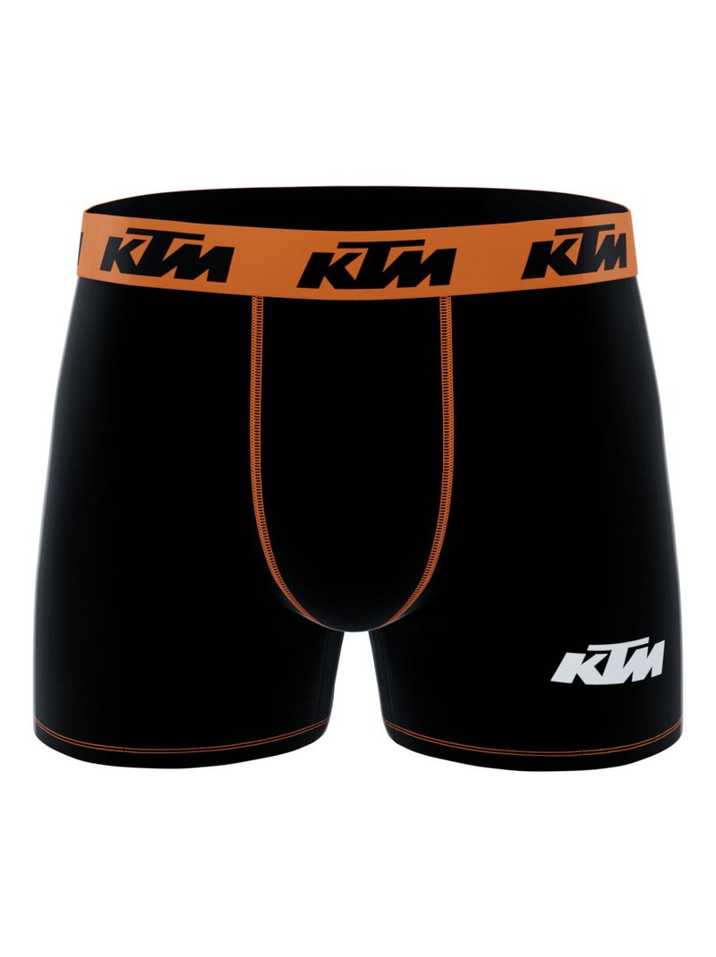 Lot de 4 boxers homme uni ktm Noir - Kiabi