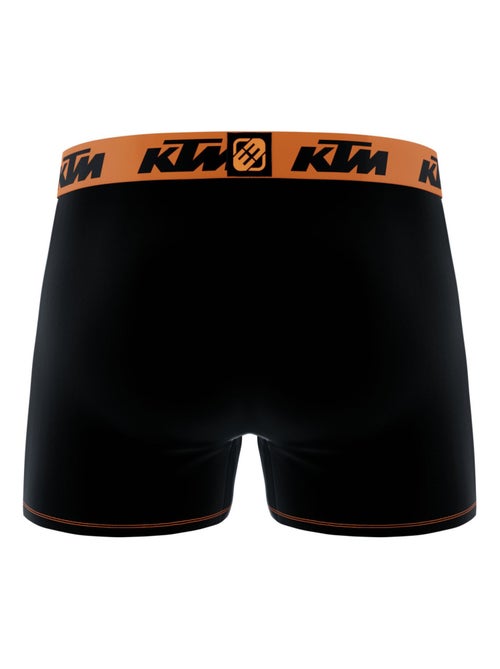 Lot de 4 boxers homme uni ktm - Kiabi Lot de 4 boxers homme uni ktm - Kiabi