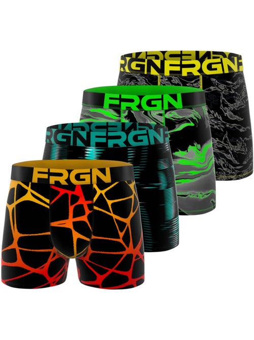 Lot de 4 boxers junior collection frgn style freegun - Kiabi