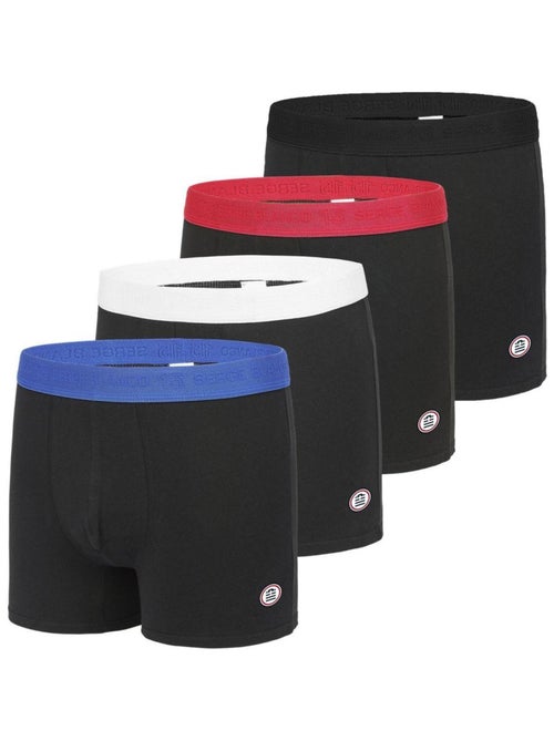 Lot de 4 boxers serge blanco coton homme hype serge blanco - Kiabi Lot de 4 boxers serge blanco coton homme hype serge blanco - Kiabi