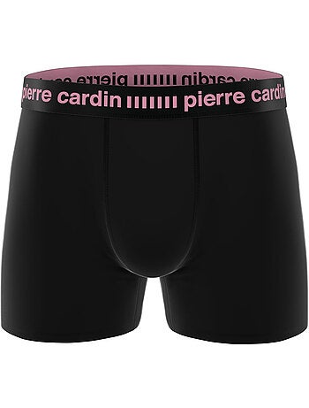 Lot de 4 boxers soft touch homme colorés modèle karl pierre cardin